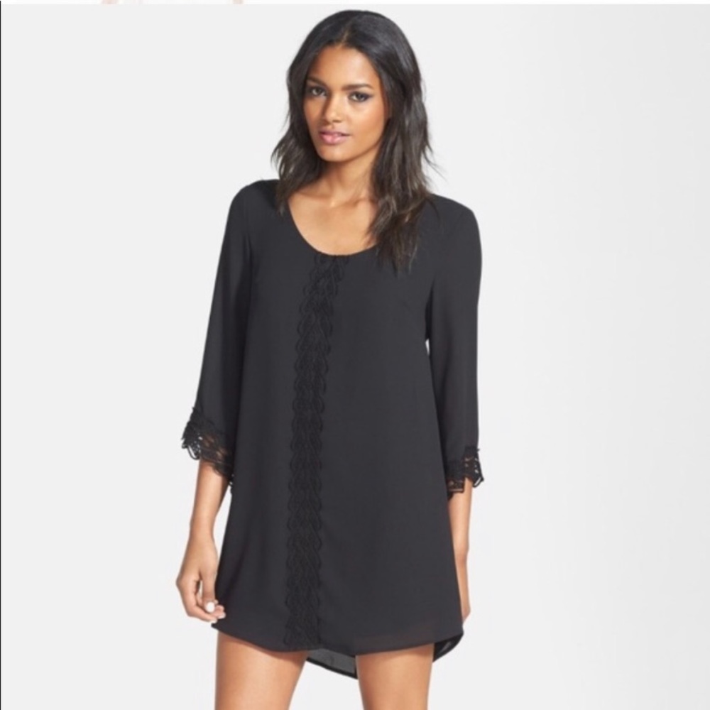 ASTR Black Shift Dress